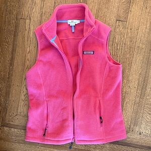 Vineyard Vines Hot Pink Girls' Fleece Vest